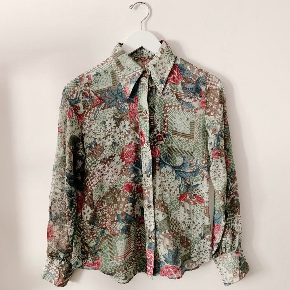 Casual Corners Cotton Blouse Size S